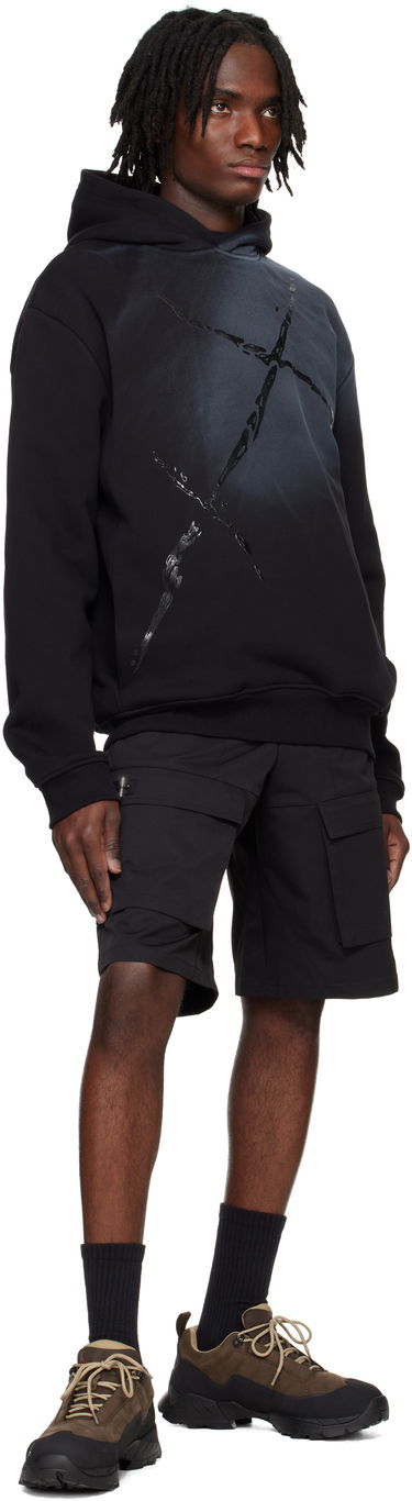 Pulover HELIOT EMIL HELIOT EMIL Fluxus Hoodie Črna | PRESS25_M_08_072_BLK01, 3