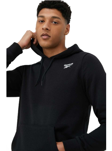 Pulover Reebok Hoodie Črna | HA9273