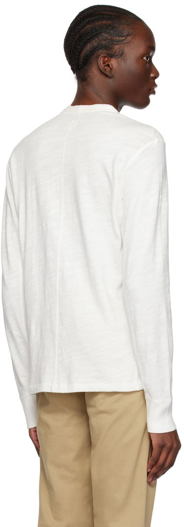 Majica rag & bone Rag & Bone Long Sleeve Henley Shirt Bela | M000T656G, 2