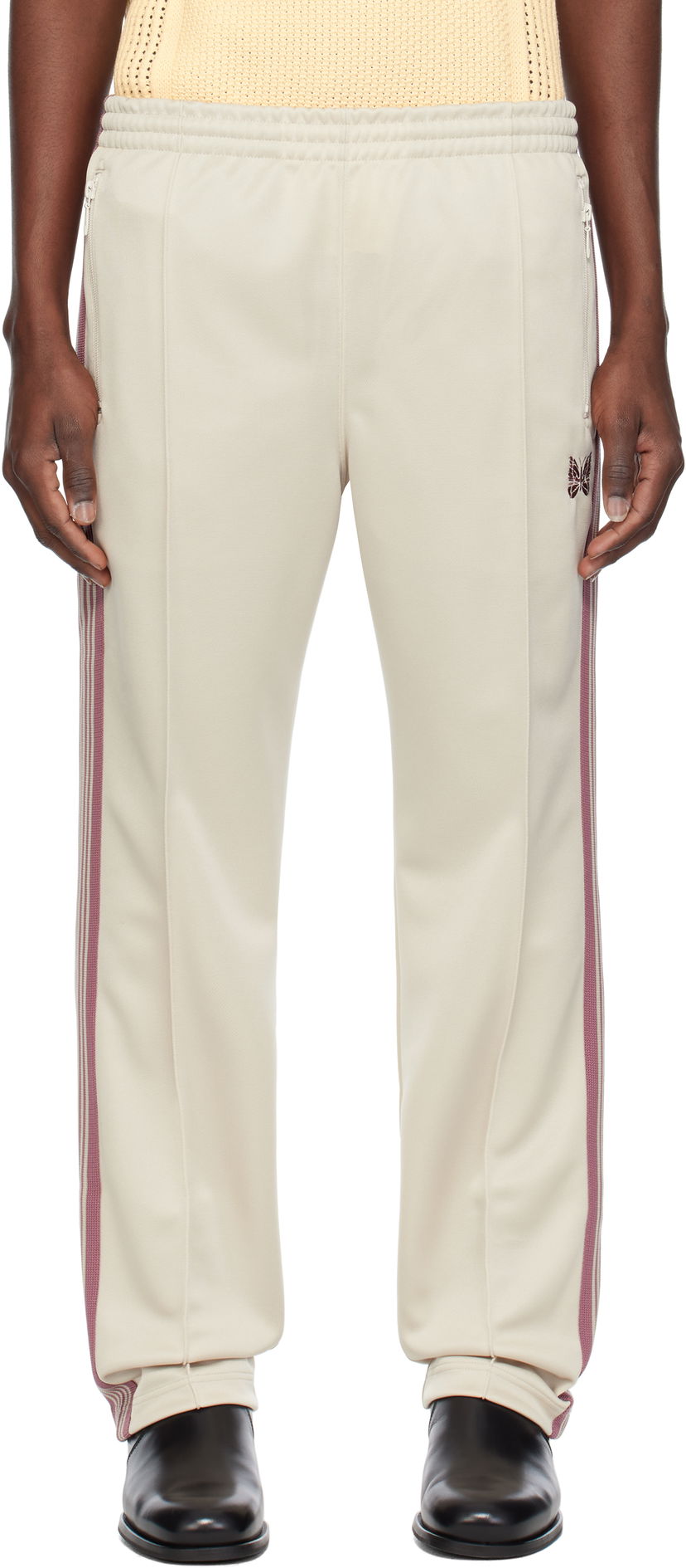 Trenirka Needles Needles Narrow Track Pants Bež | QV308