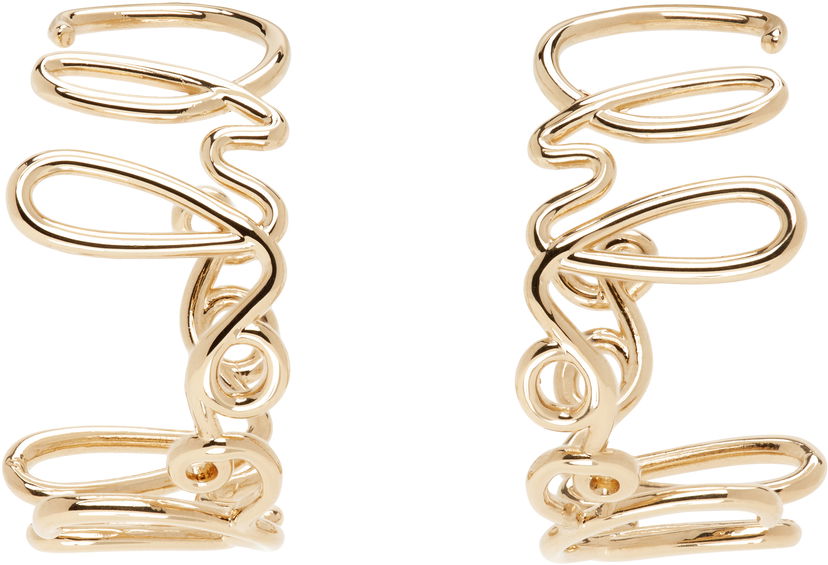 Prstan CHLOÉ Chloé 'The Chloé Iconic Hoop' Earrings Kovinski | CHC24WFE04CB7
