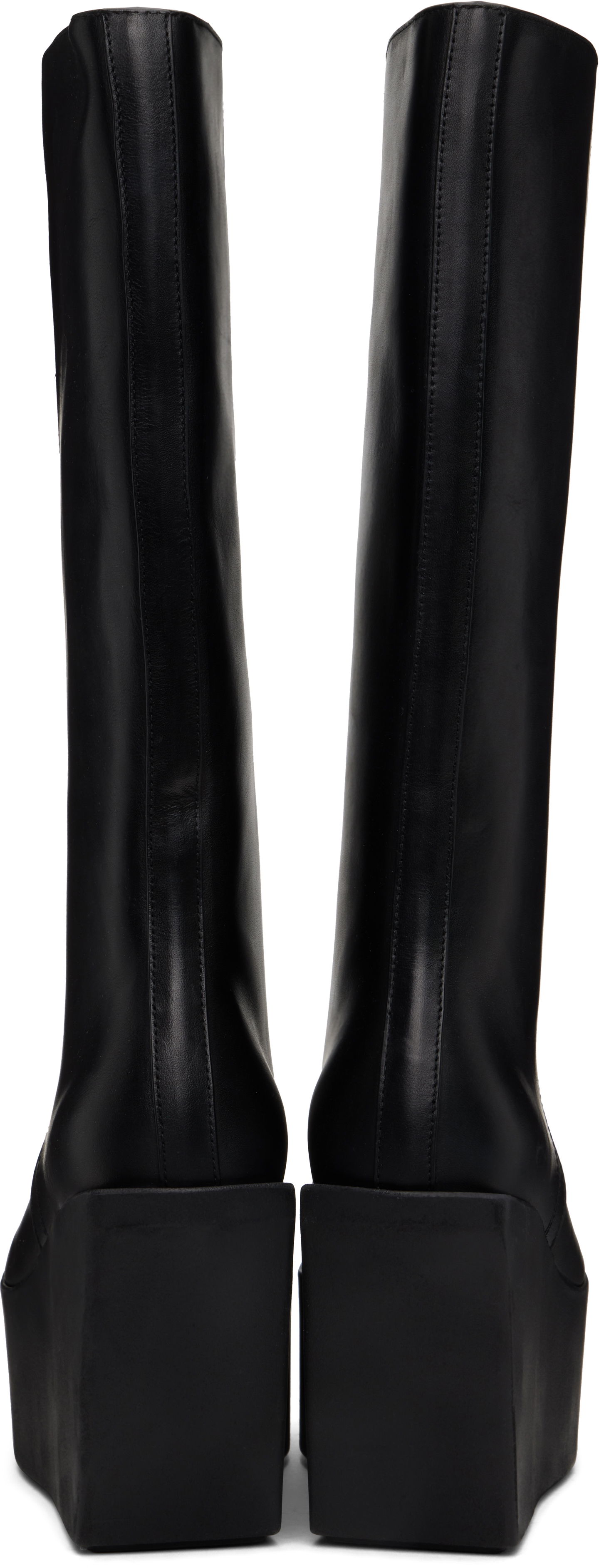 Oblačila Rick Owens Rick Owens Hollywood Sliver Platform Winged Kowboys Tall Boots Črna | RU01E5854 LOO, 1
