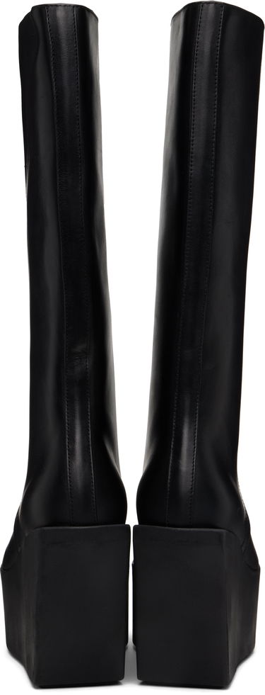 Oblačila Rick Owens Rick Owens Hollywood Sliver Platform Winged Kowboys Tall Boots Črna | RU01E5854 LOO, 1