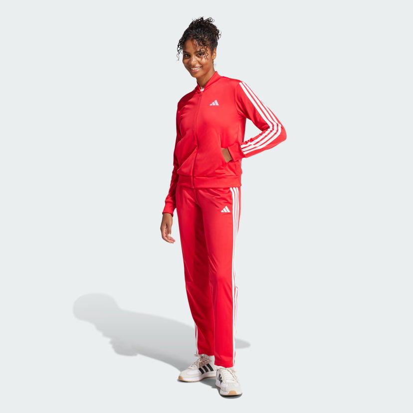 Trenirka adidas Performance Essentials 3-Stripes Track Suit Rdeča | JD2684