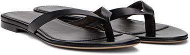 Superge in čevlji The Row Sacha Leather Flip-Flops Črna | F1697-SN65, 3