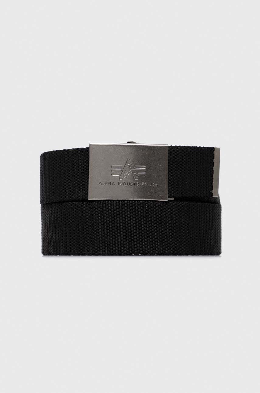 Pasovi Alpha Industries Belt Črna | 100906.03, 0