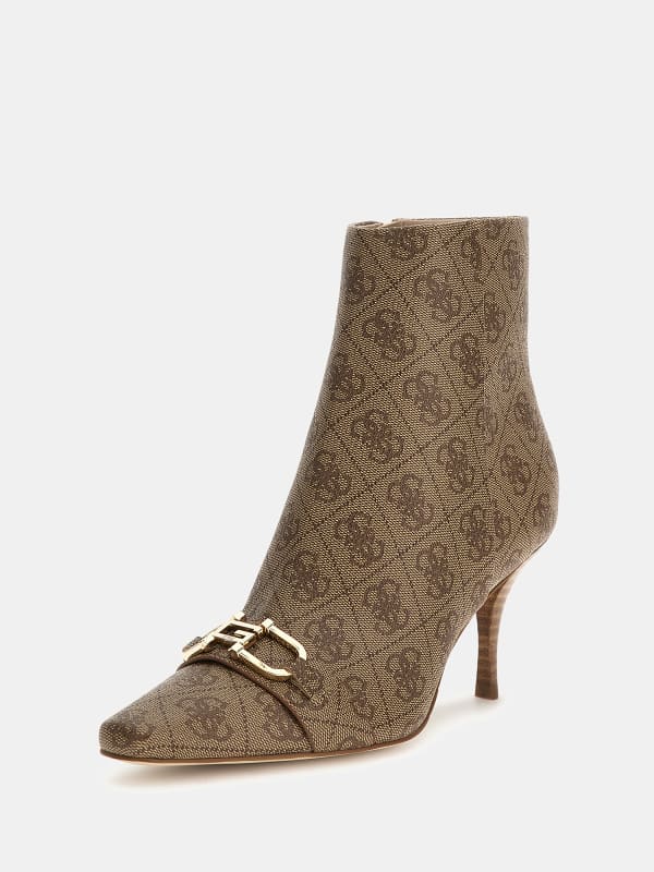Oblačila GUESS Silene 4G Ankle Boots Rumena | FL8S2IFAL10, 0