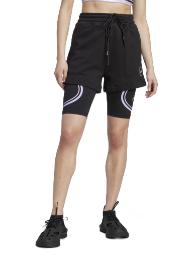 Kratke hlače adidas Originals by Stella McCartney TrueCasuals Terry Shorts Črna | IK9093