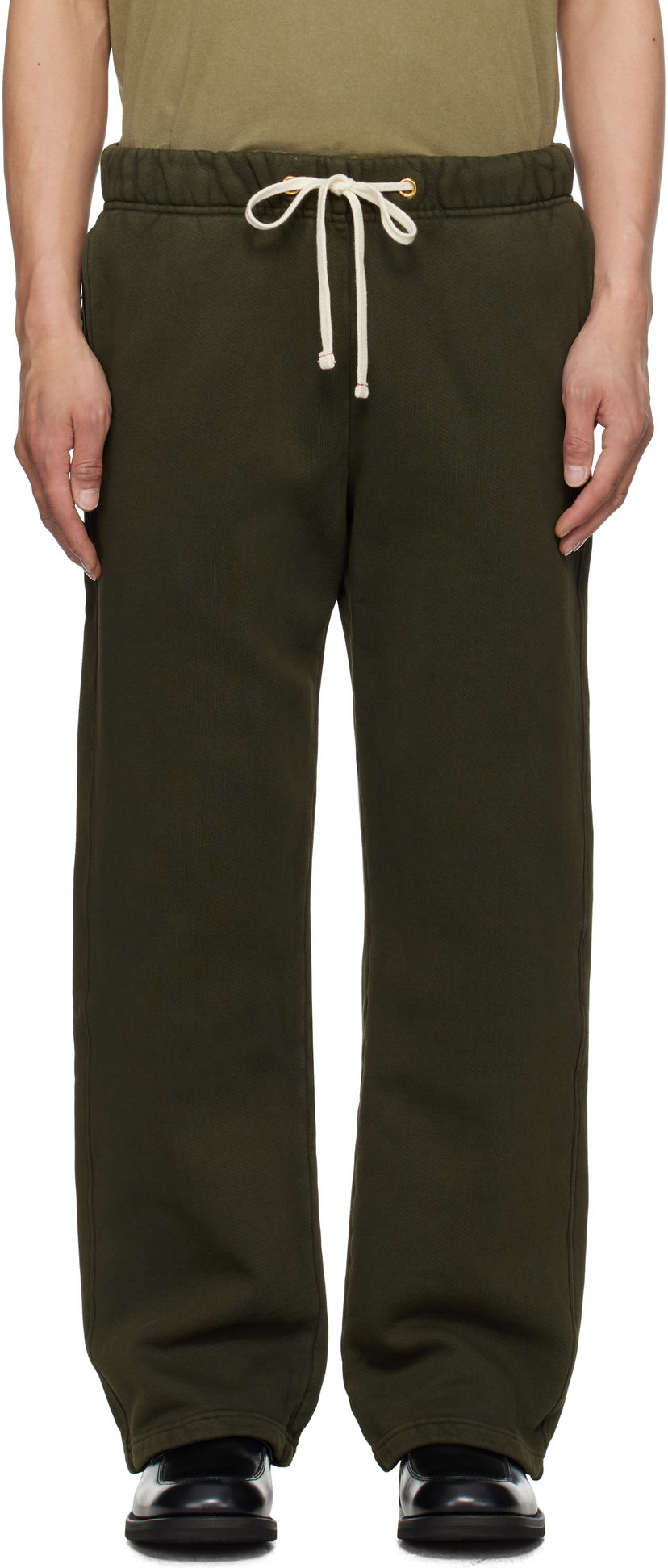 Trenirka LES TIEN Les Tien Heavyweight Classic Sweatpants Zelena | CF-3044-PD