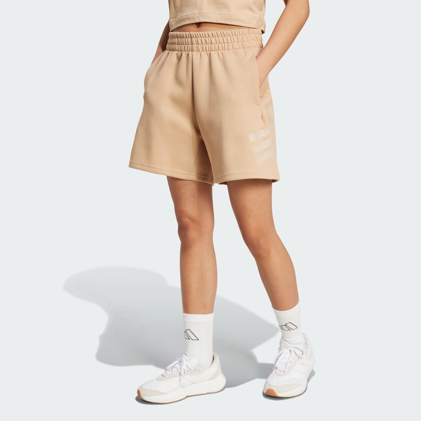 Kratke hlače adidas Performance Future Icons 3-Stripes Shorts Bež | JW7834