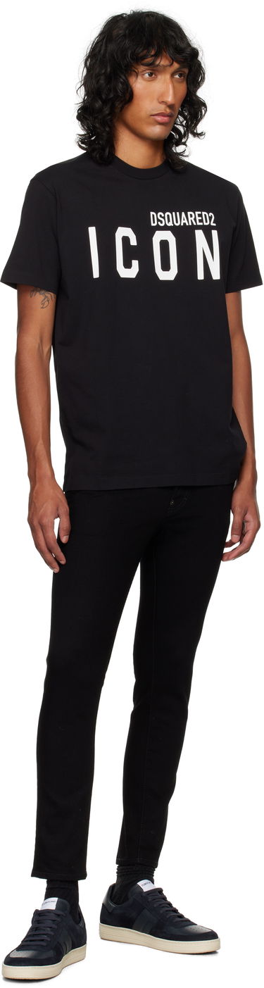Majica DSQUARED2 Dsquared2 'Icon' Cool Fit T-Shirt Črna | S79GC0003_D20020, 3