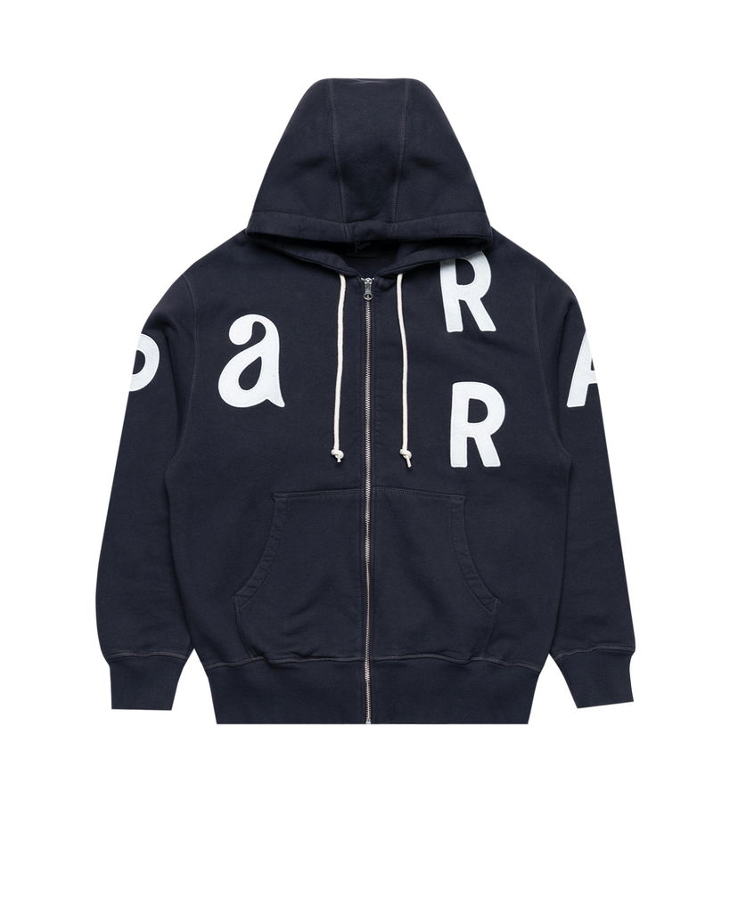 Pulover By Parra Parra Word Salad Zip Hoodie Mornarica | 54131