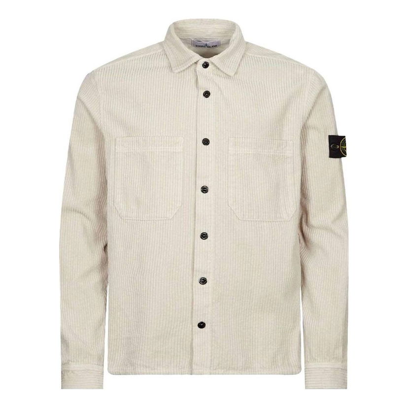 Srajce Stone Island Cord Overshirt Bež | 791511311-V0097