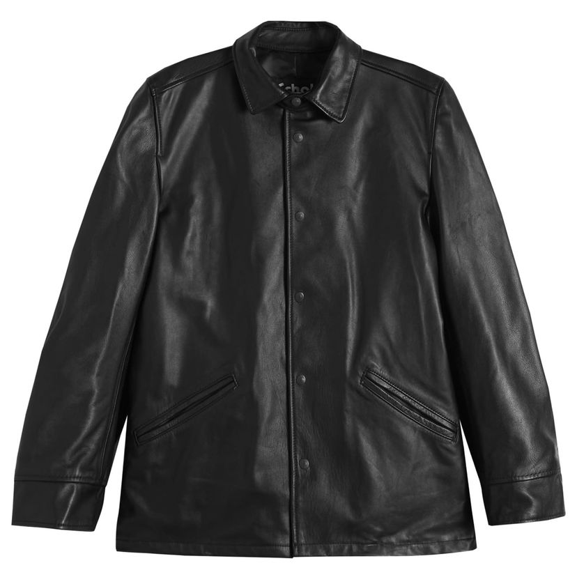 Jakna Junya Watanabe MAN x Schott Leather Jacket Črna | WP-J912-100-1