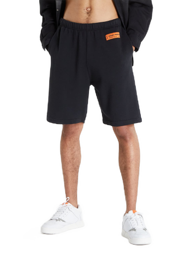 Kratke hlače HERON PRESTON Sweatshorts Logo Recycled Co Črna | HMCI007C99JER0011000
