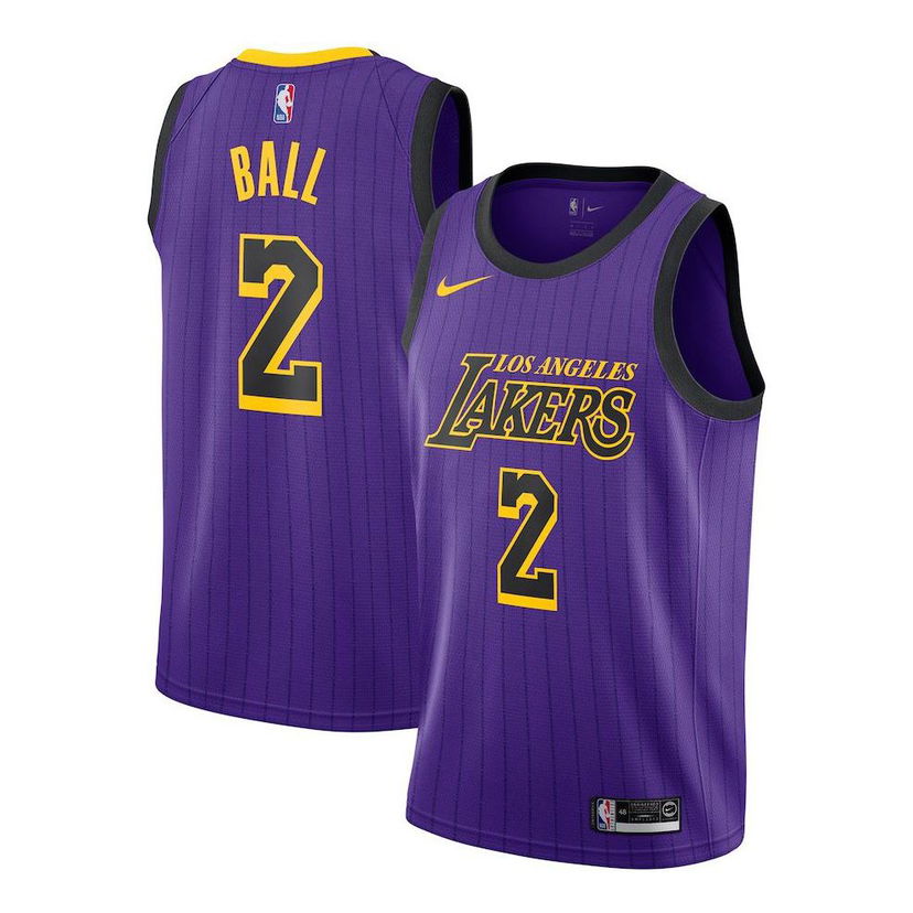 Dres Nike LA Lakers Ball Swingman Jersey Lila | AJ4618-504