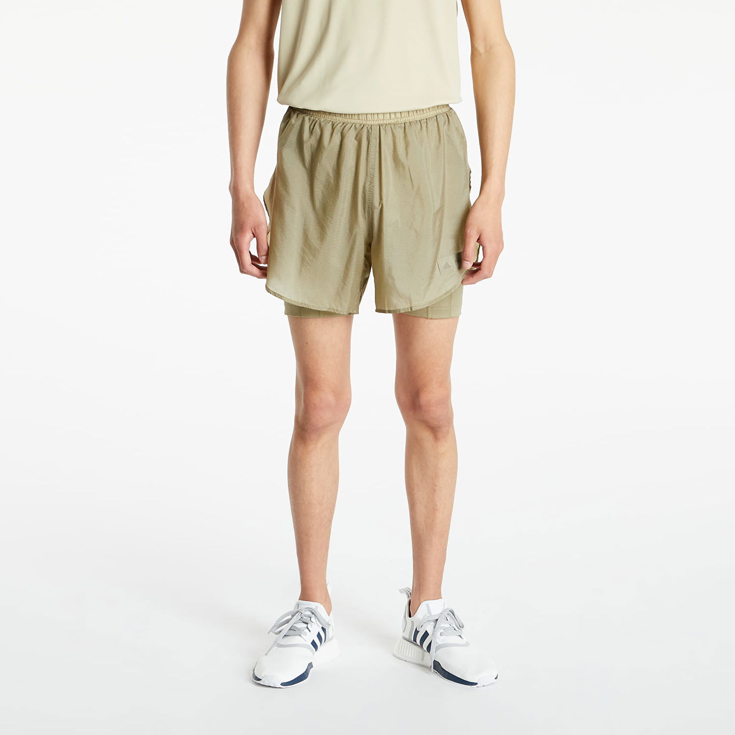 Kratke hlače adidas Performance Parley Mission Kit Run for the Oceans Shorts M Bež | H61701, 0