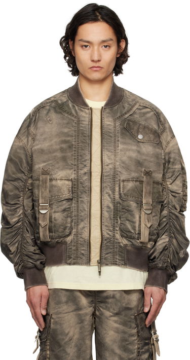 Bomber jakna Feng Chen Wang Feng Chen Wang Sandwashed Utility Bomber Jacket Rjava | FUS19JK04B, 0