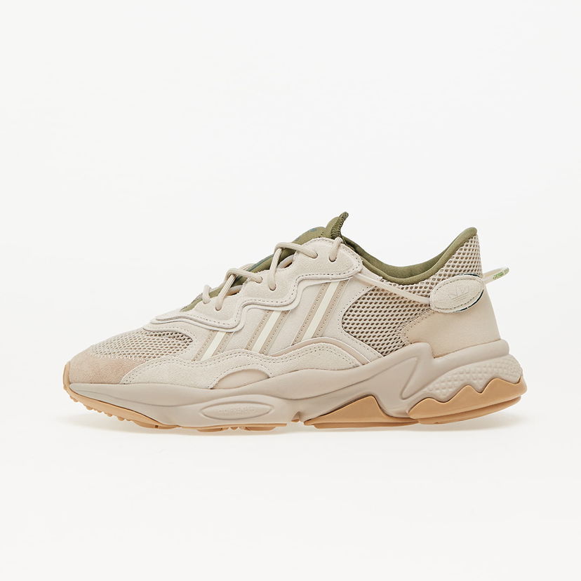 Superge in čevlji adidas Originals Men's low-top sneakers adidas Ozweego Beige Siva | ID3187