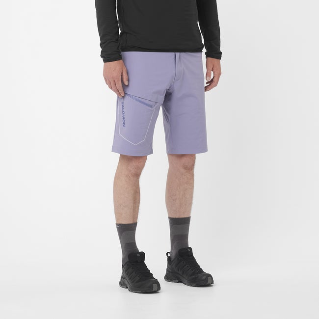 Kratke hlače Salomon Shorts Wayfarer Lila | LC2477800