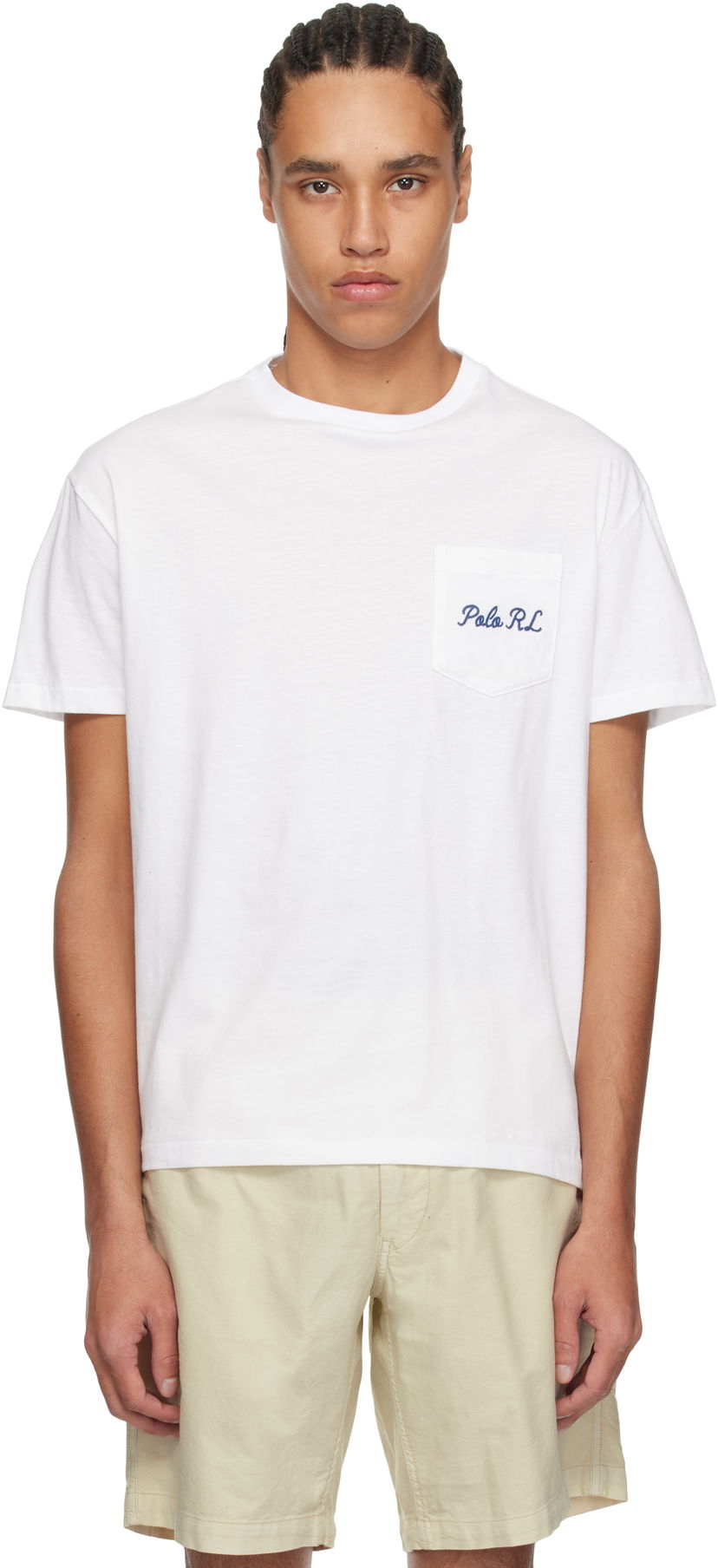Majica Polo by Ralph Lauren Polo Ralph Lauren Classic Fit Pocket Jersey T-Shirt Bela | 710963816001
