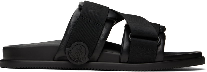 Superge in čevlji Moncler Moncler Mon Summer Sandals Črna | K109A4L00010M5027