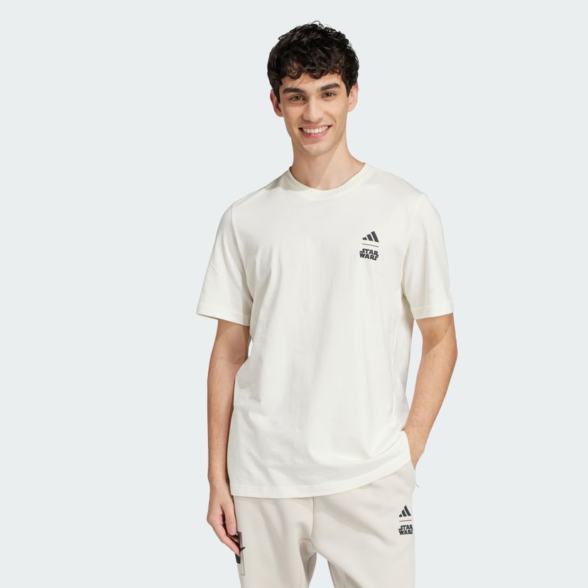 Majica adidas Performance Star Wars The Mandalorian Regular Fit Graphic Tee Bela | JI5715