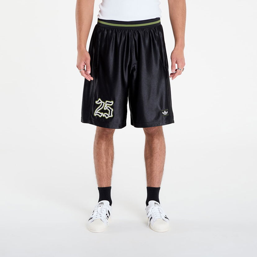 Kratke hlače adidas Originals Number Graphic Shorts Črna | JY2769
