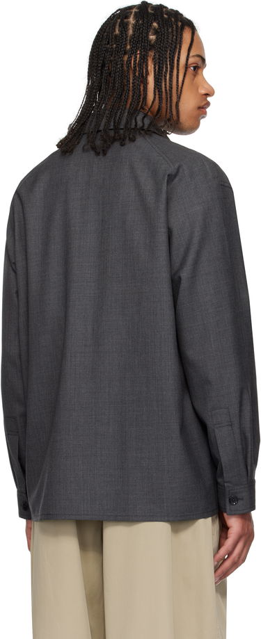 Srajce LEMAIRE Lemaire Tailored Overshirt Siva | OV1012 LF1386, 2
