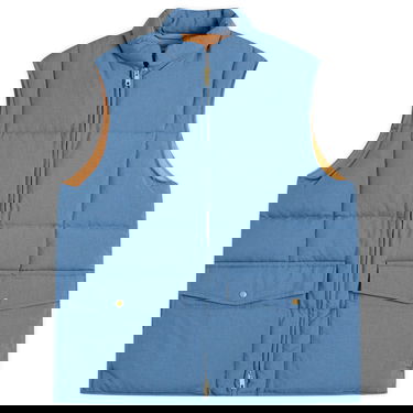 Telovnik BEAMS Beams Plus Oxford Down Vest, Size Large Modra | 3806-0112-139-75, 0