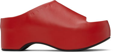 Superge in čevlji Marni Marni Platform Heeled Sandals Rdeča | SAMS021604 P3628, 0