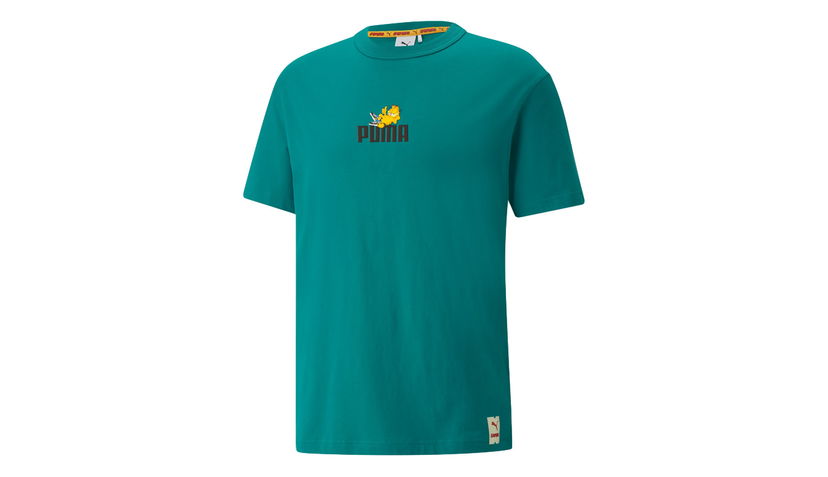 Majica Puma GARFIELD x Graphic Tee Zelena | 534433_86