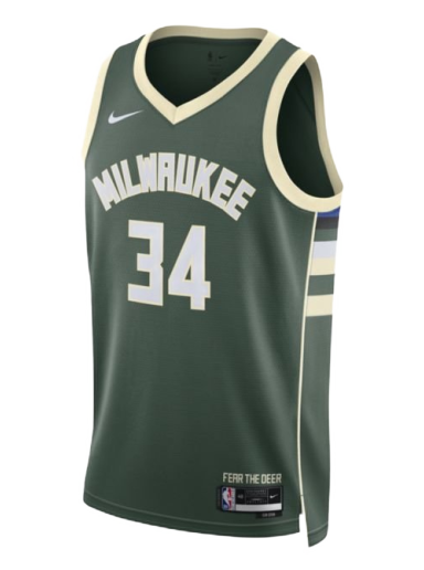 Dres Nike Milwaukee Bucks Icon Edition 2022/23NBA Swingman Jersey Zelena | DN2012-323