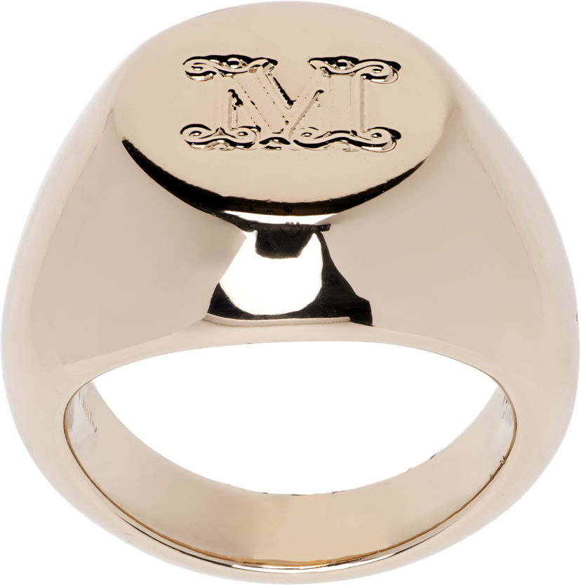 Prstan Max Mara Max Mara MM Chevalier 1 Signet Ring Kovinski | 2524756211600