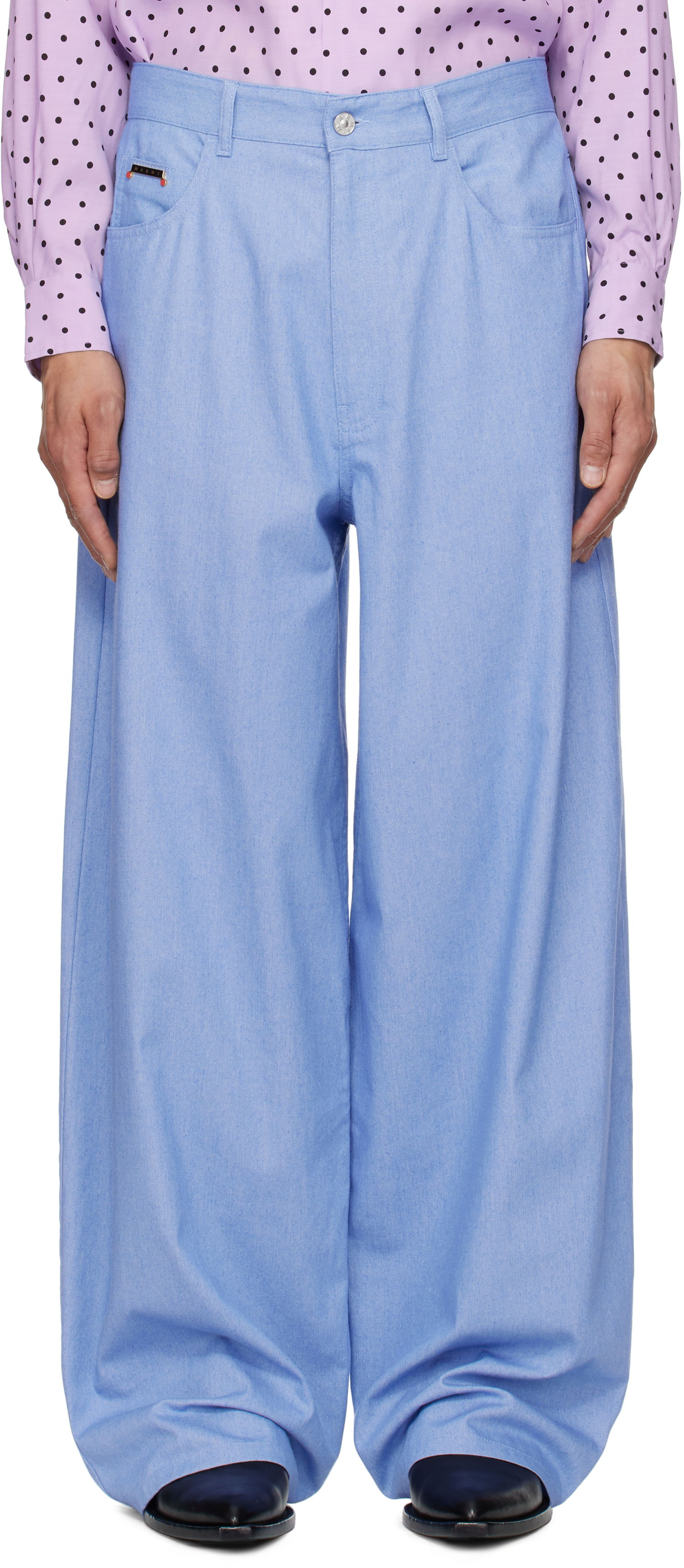 Hlače Marni Marni Light Jeans Modra | PUJU0108A1 UTC476, 0