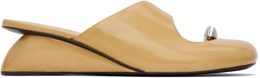 Superge in čevlji Tory Burch Tory Burch Pierced Wedge Mules Rumena | 169861-250