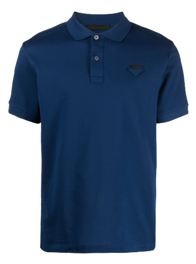 Polo majica Prada Pique Polo Tee Mornarica | UJN444S181XGS