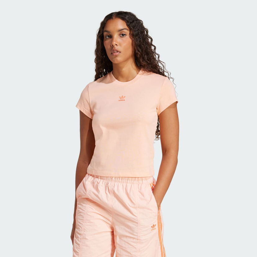 Majica adidas Performance Slim T-Shirt Oranžna | JC8971