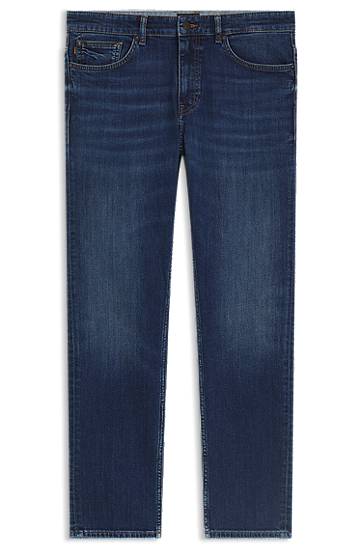 Kavbojke BOSS Delaware slim-fit comfort-stretch denim jeans Modra | 50549514