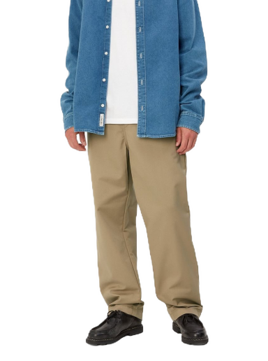 Hlače Carhartt WIP Craft Pant "Leather rinsed" Bež | I027965_8Y_02