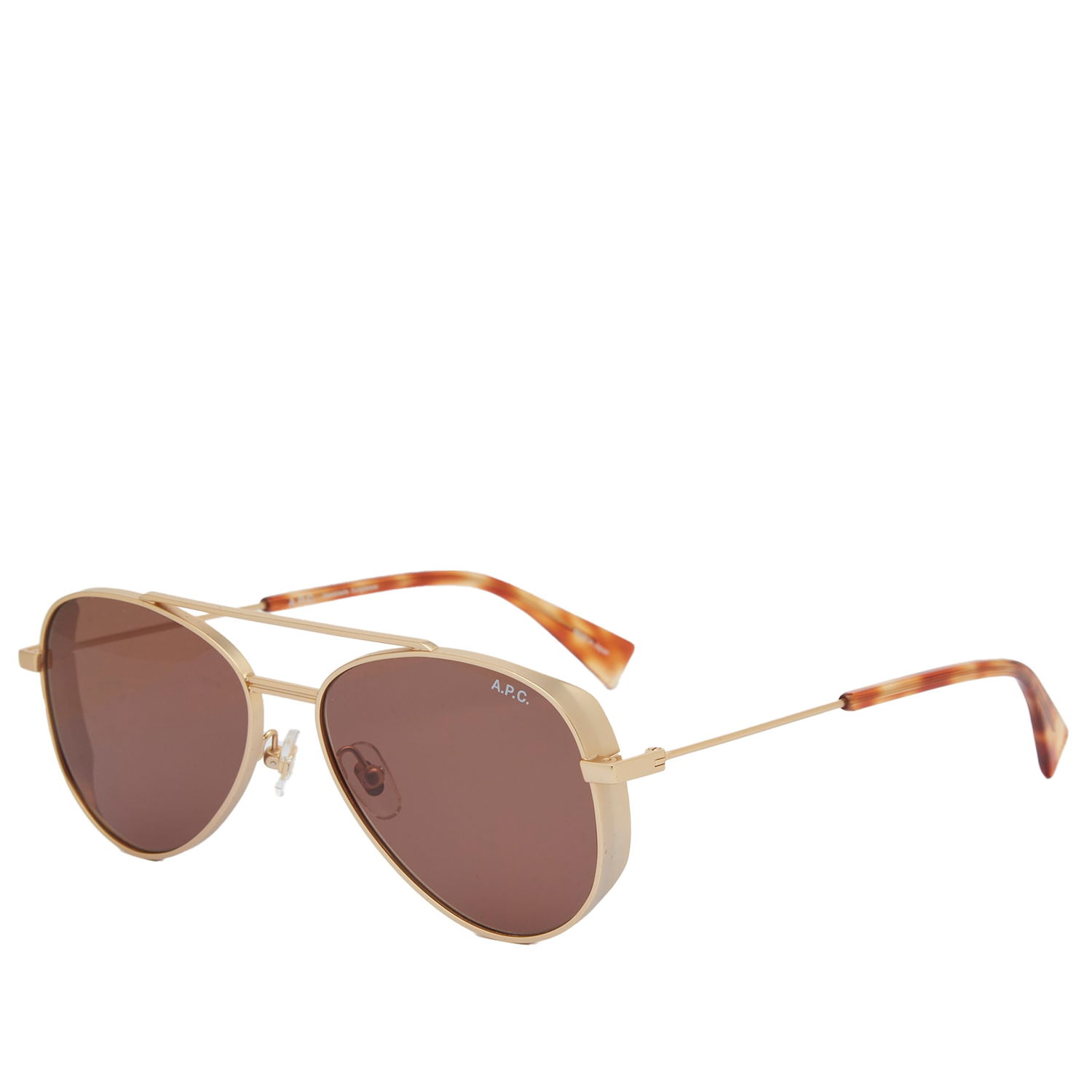 Sončna očala A.P.C. A.P.C. Bill Aviator Sunglasses Rjava | MEAEJ-M75013-RAA, 0