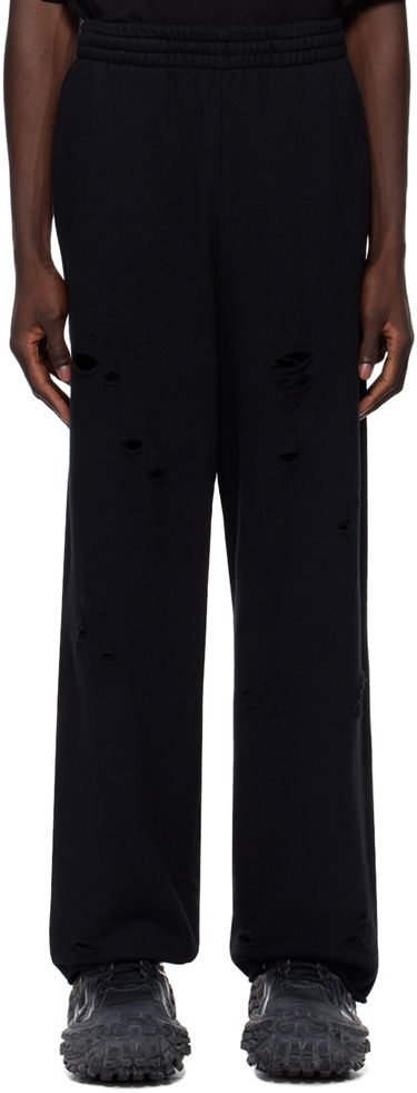 Trenirka We11done We11done Distressed Sweatpants Črna | WD-TA1-24-812-U-BK, 0