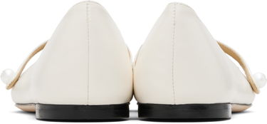 Superge in čevlji Jimmy Choo Jimmy Choo Elisa Ballerina Flats Bela | ELISA FLAT, 1