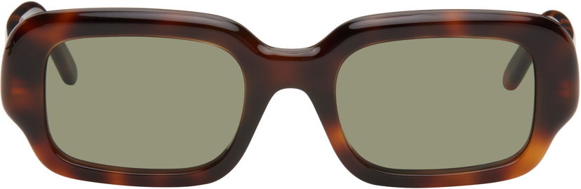 Sončna očala Loewe Loewe Rectangular Slim Sunglasses Rjava | LW40158I@5152N 192337200236