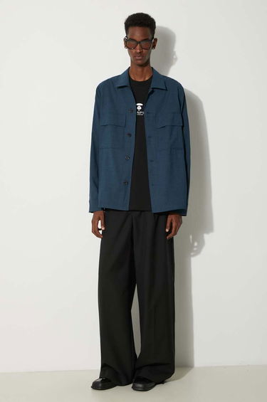 Jakna Paul Smith Paul Smith Wool Overshirt Modra | M1R.703Y.M02212, 0