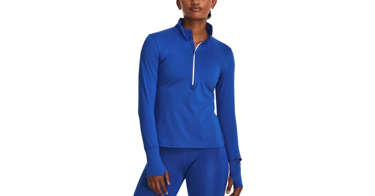 Pulover Under Armour Qualifier Run ½ Zip Pullover Modra | 1379349-400, 1