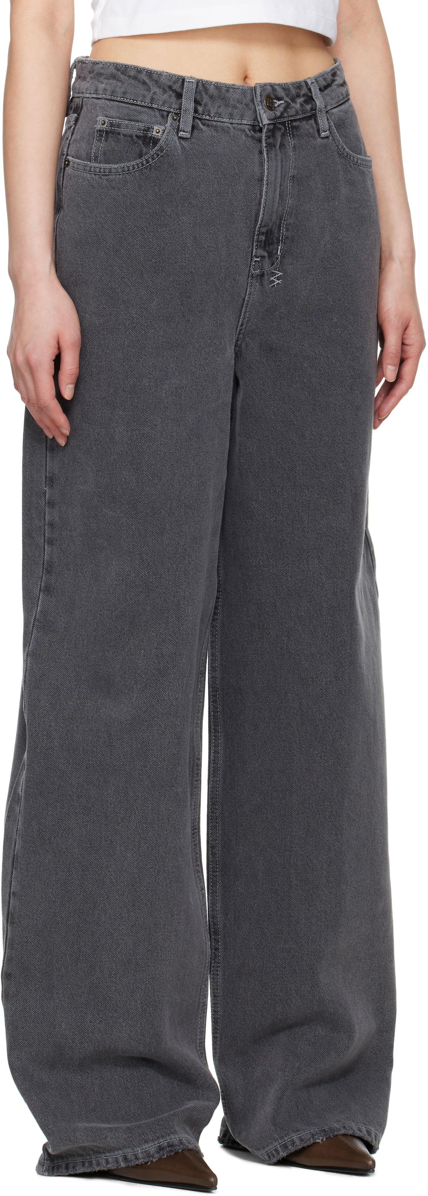 Kavbojke Ksubi Ksubi Baggy Jeans Siva | WSP25DJ016, 1