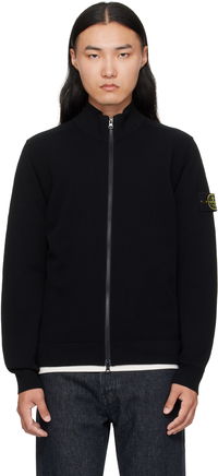 Stone Island Stretch RWS Wool Zip-Up Sweatshirt