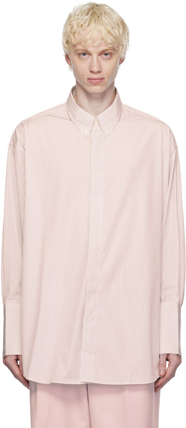 Srajce AMI Button Down Shirt Roza | USH129.CO0048, 0