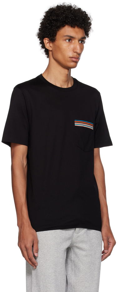 Majica Paul Smith Paul Smith Signature Stripe Pocket Tee Črna | M1R-306U-H00088-79, 1